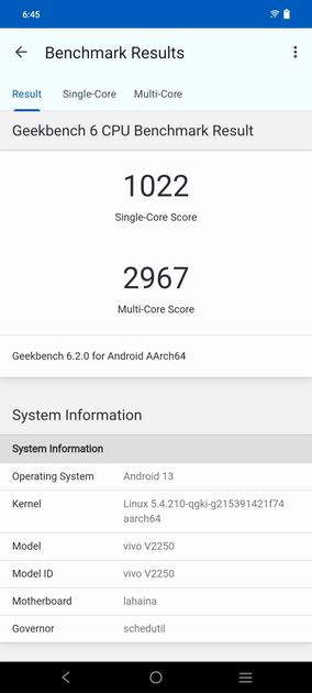 Geekbench6 Benchmark