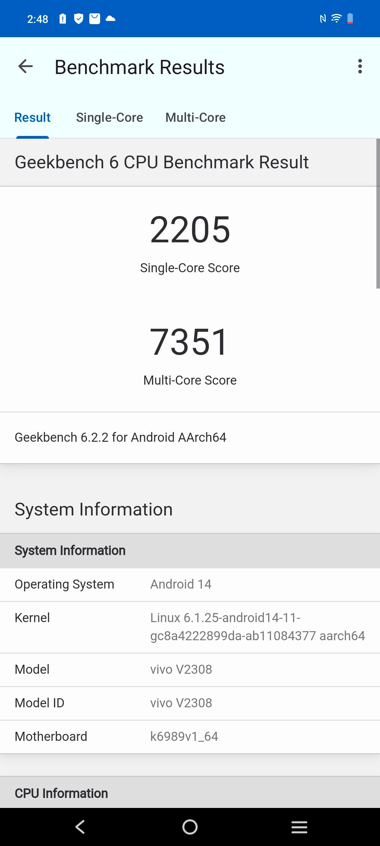 Benchmarks