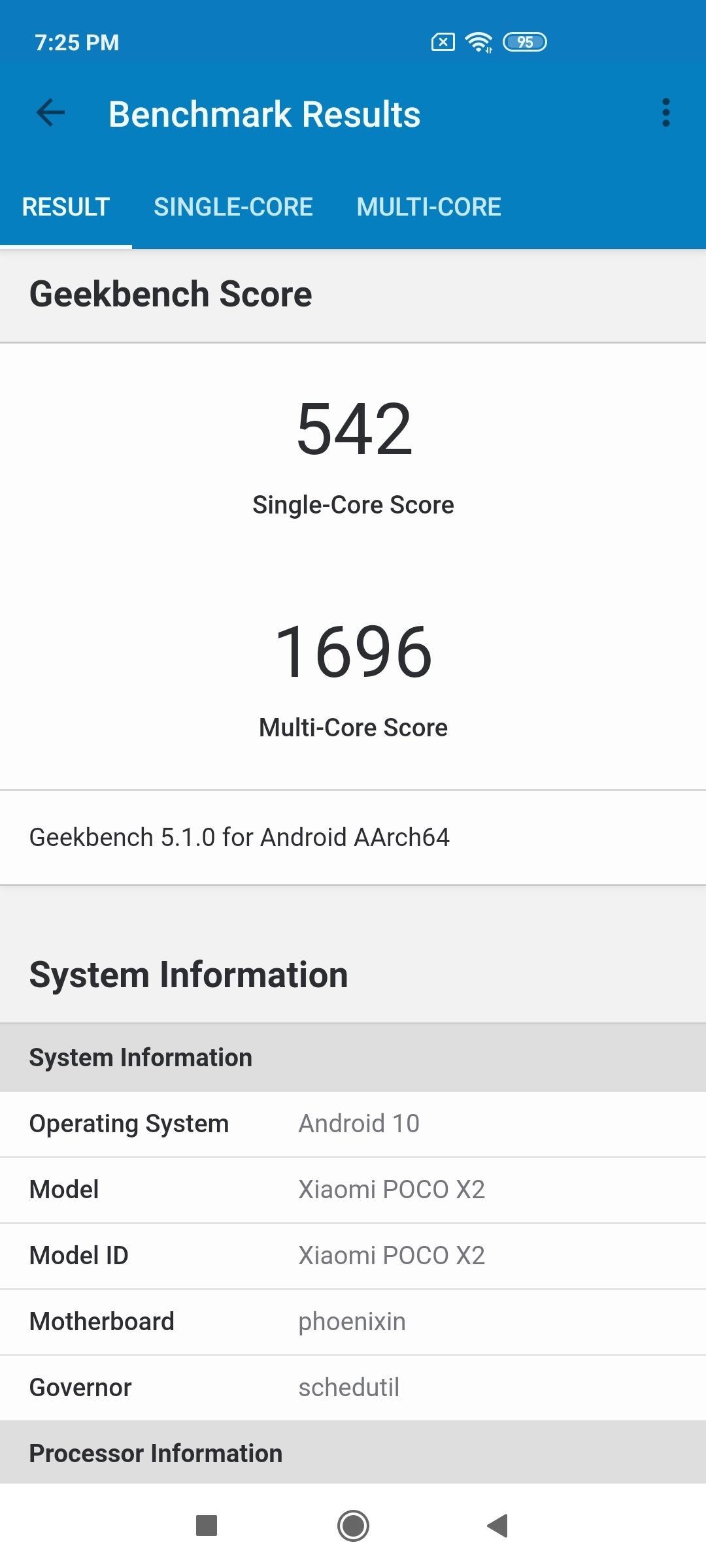 Geekbench5 Benchmark