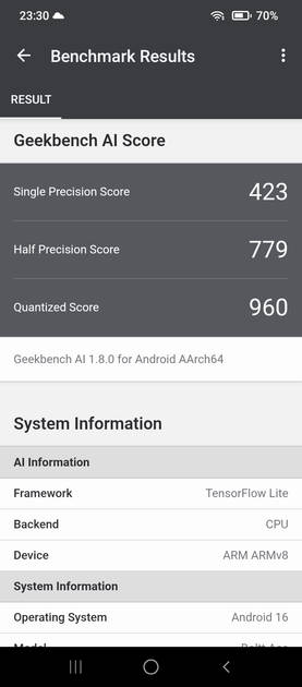 GeekBench AI