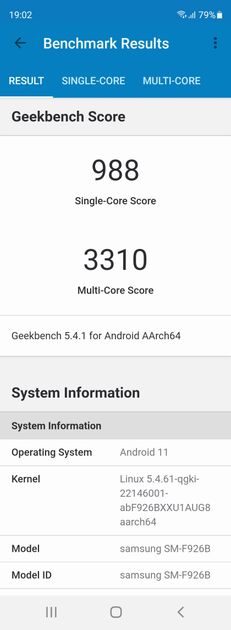 Geekbench5 Benchmark
