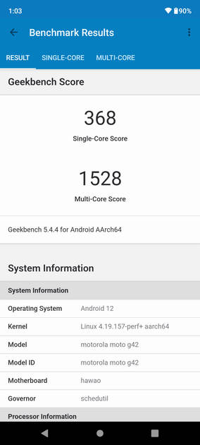 Geekbench5 Benchmark
