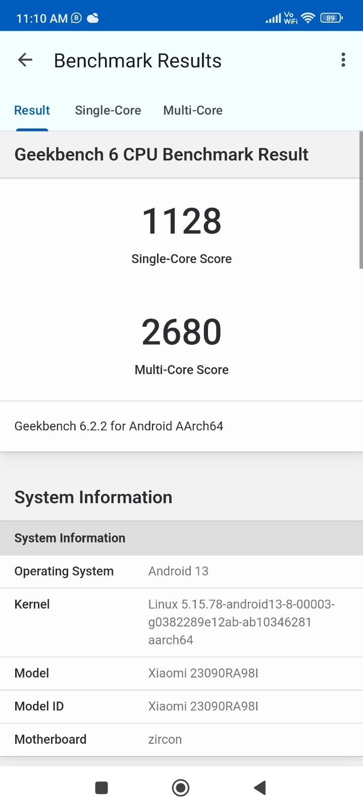 Benchmarks