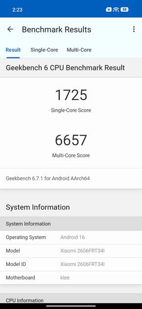 Benchmarks