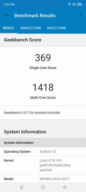 Geekbench5 Benchmark