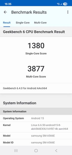 Geekbench6 Benchmark