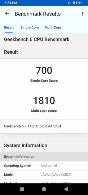 Geekbench6 Benchmark