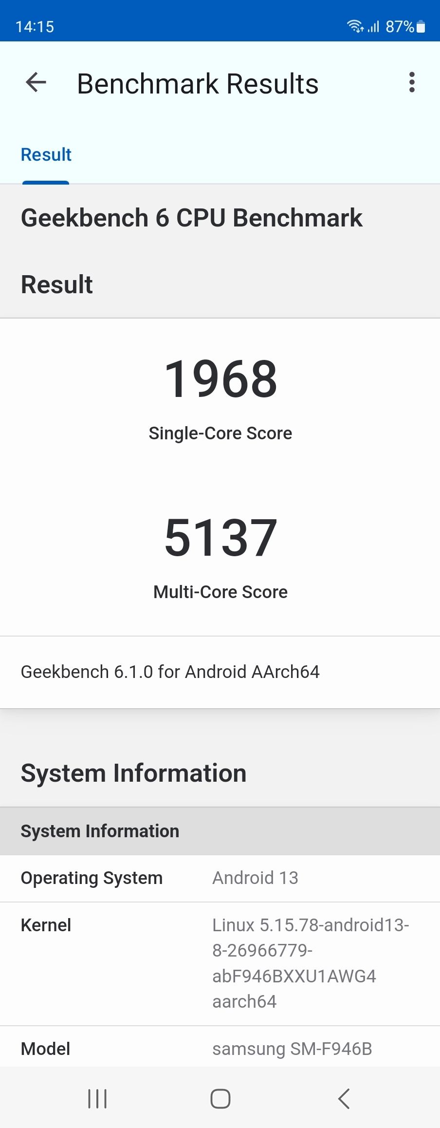 Benchmarks