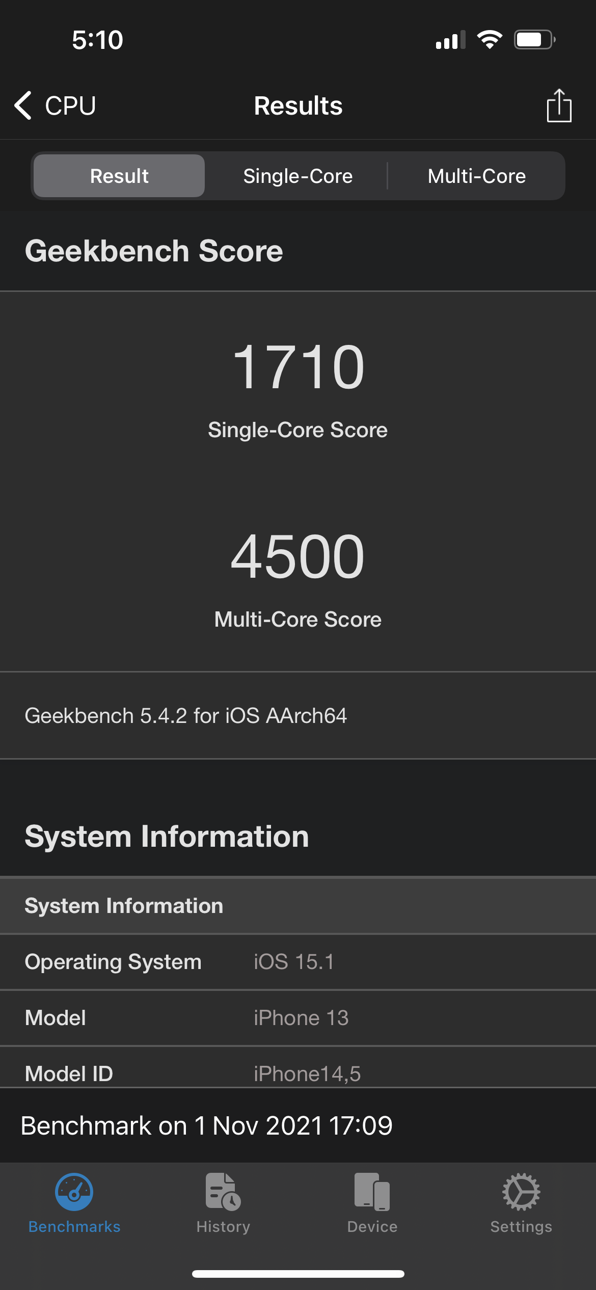 Benchmarks