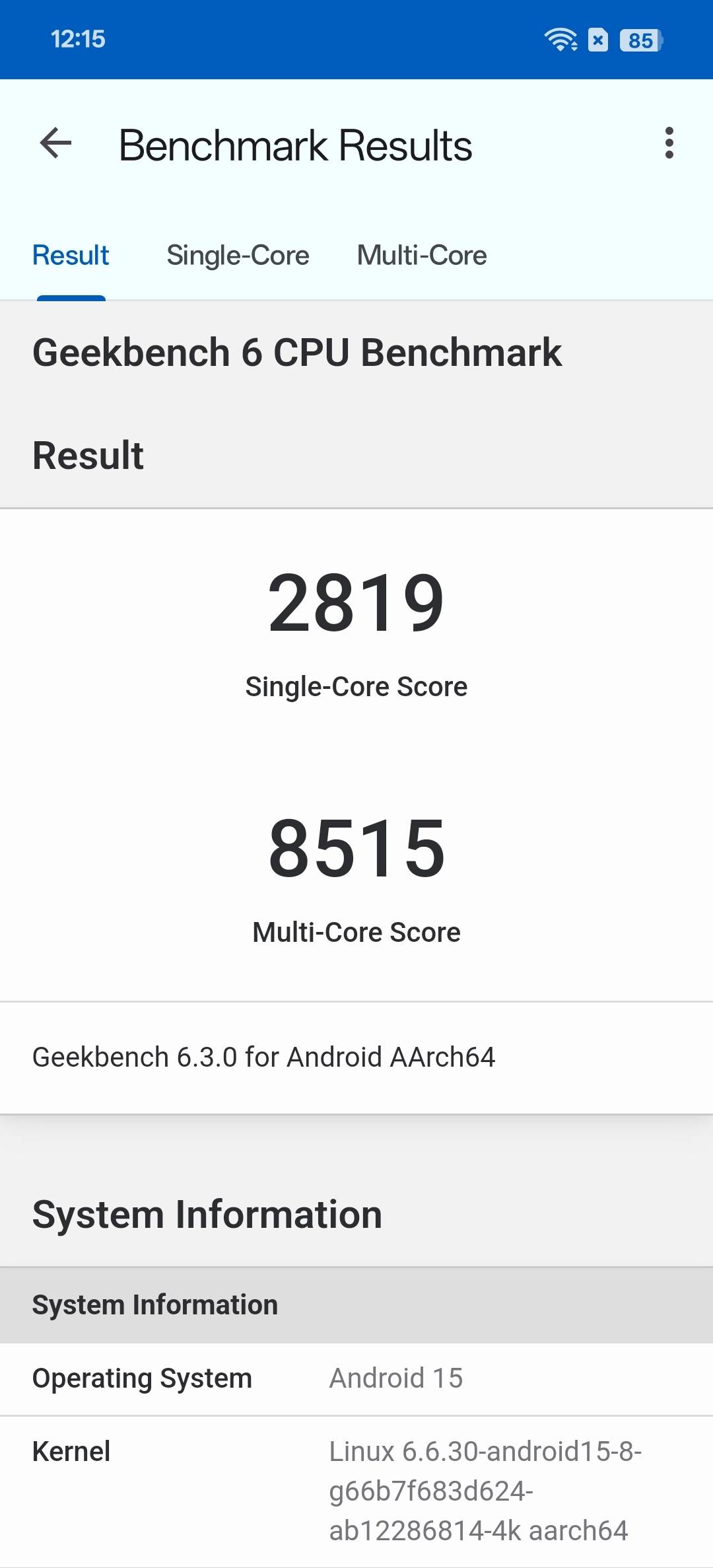 Benchmarks