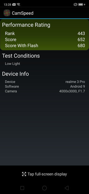 Camera Speed Benchmark