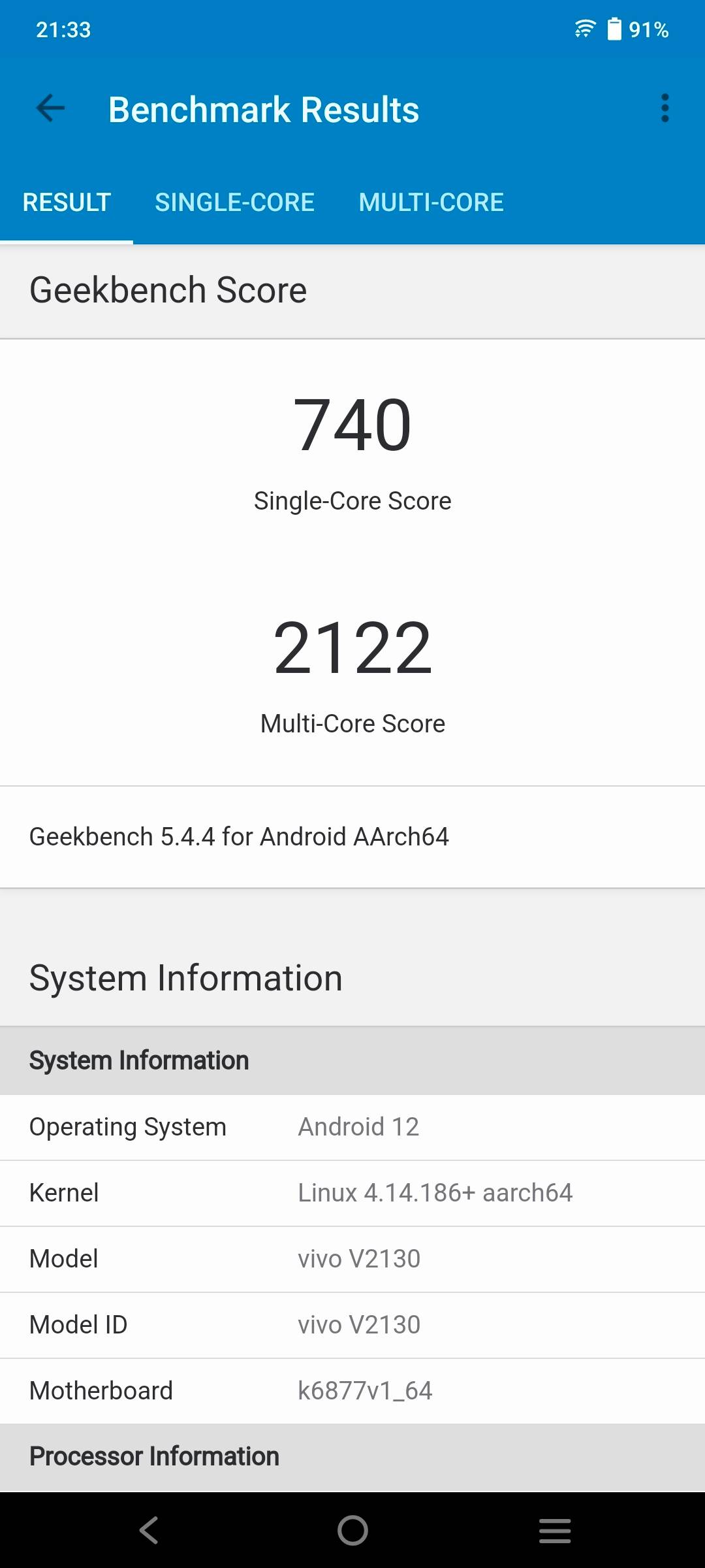 Benchmarks