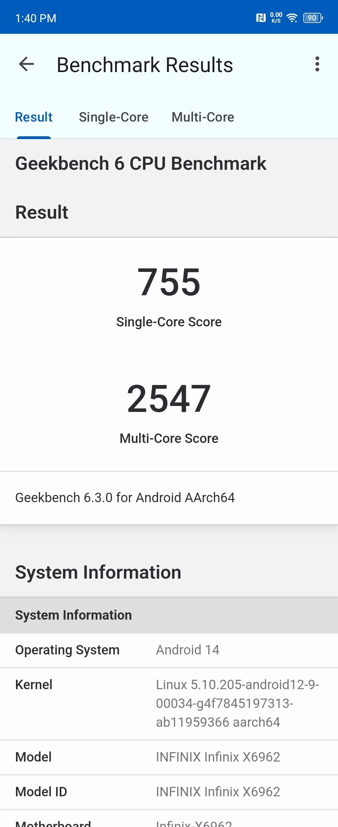 Benchmarks
