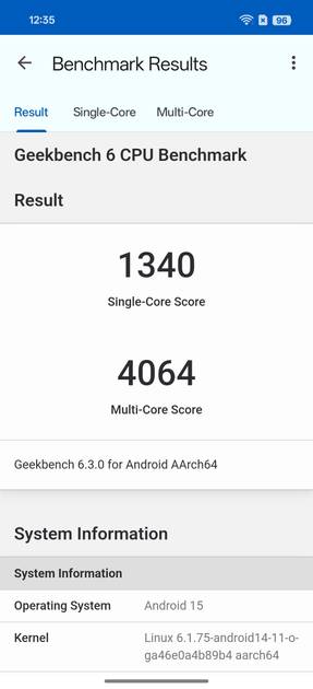 Geekbench6 Benchmark