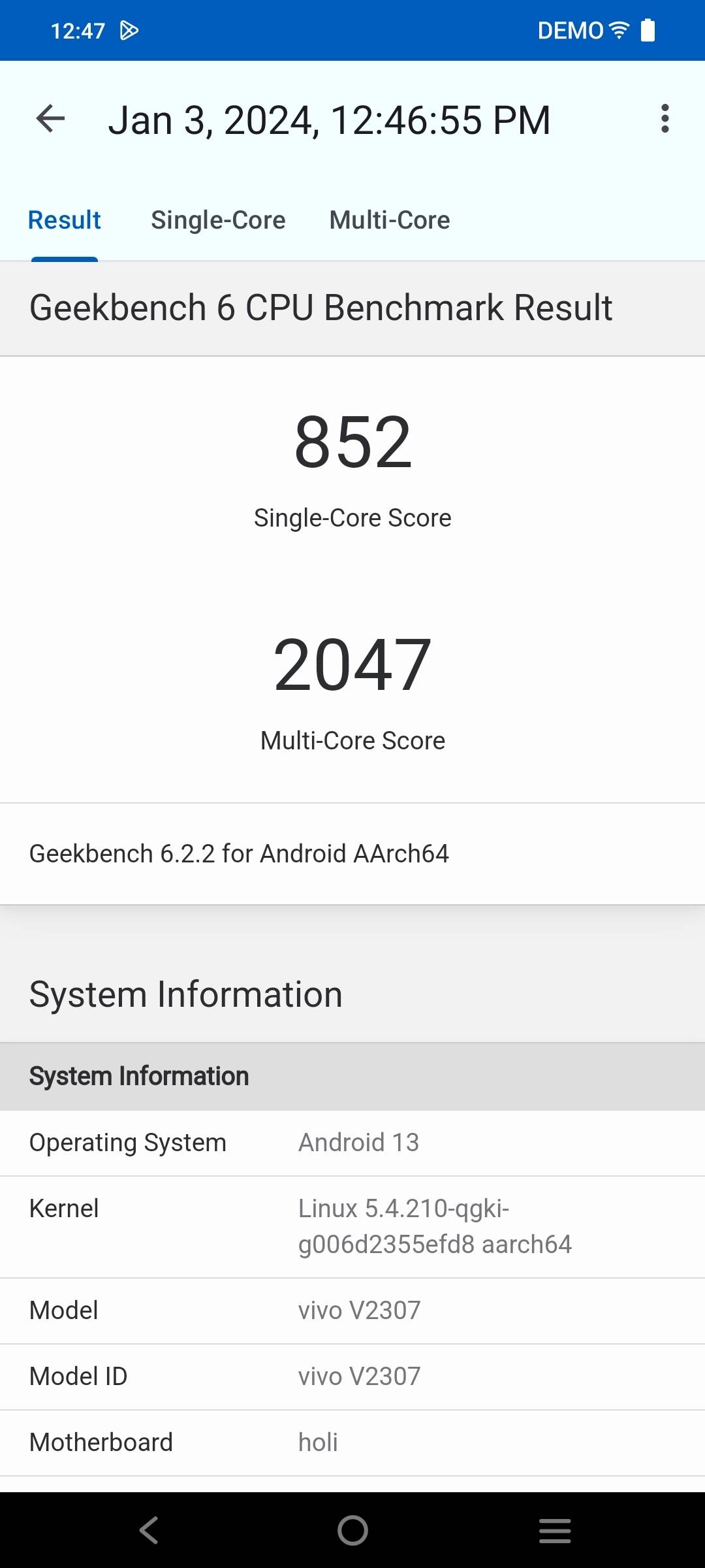 Benchmarks