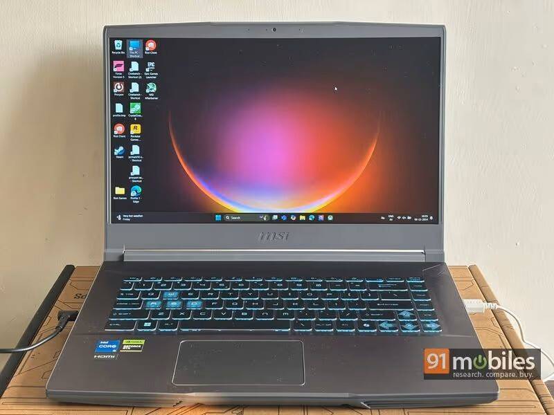 MSI Thin 15 B12UCX-1695IN Laptop (Core i5 12th Gen/16 GB/512 GB SSD/Windows 11/4 GB)