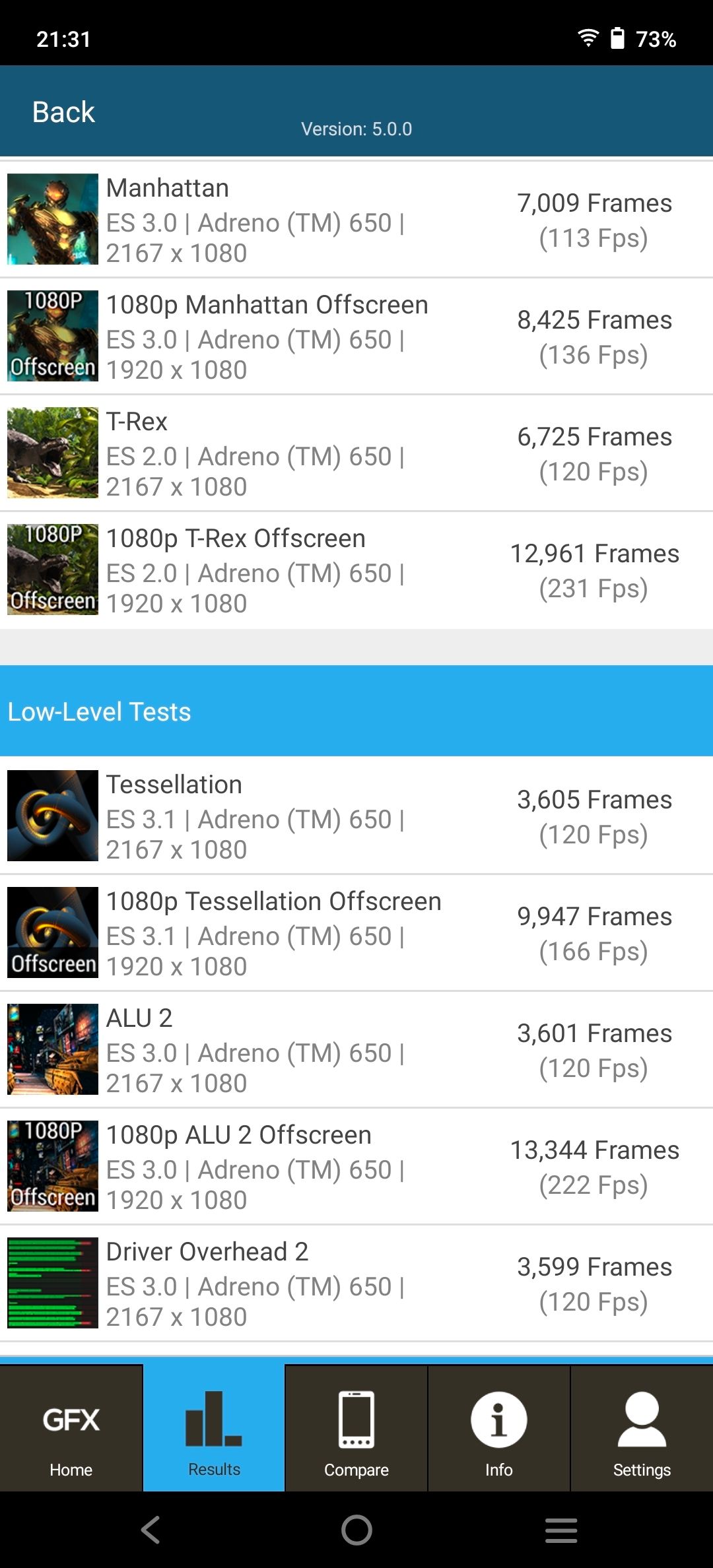 Graphics Benchmark