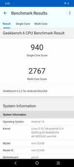 Geekbench6 Benchmark Geekbench6 Benchmark