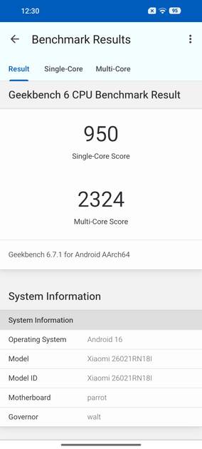 Geekbench6 Benchmark