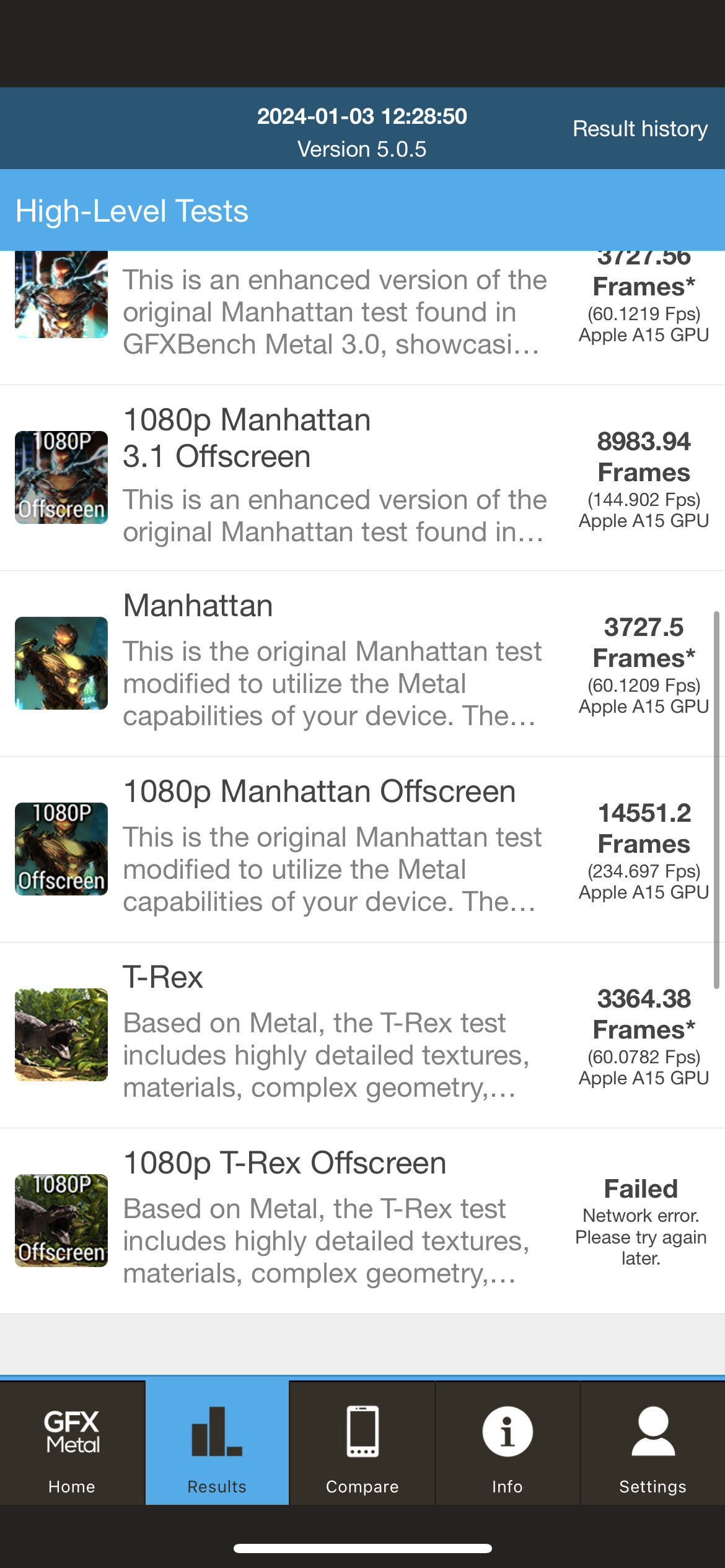 Benchmarks