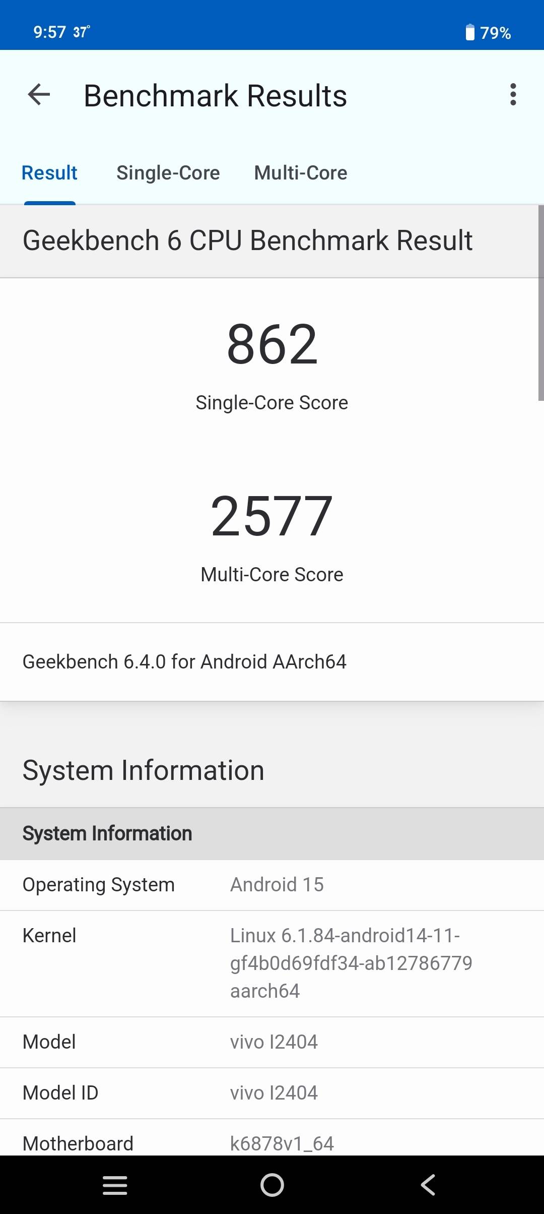 Benchmarks
