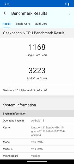 Geekbench6 Benchmark