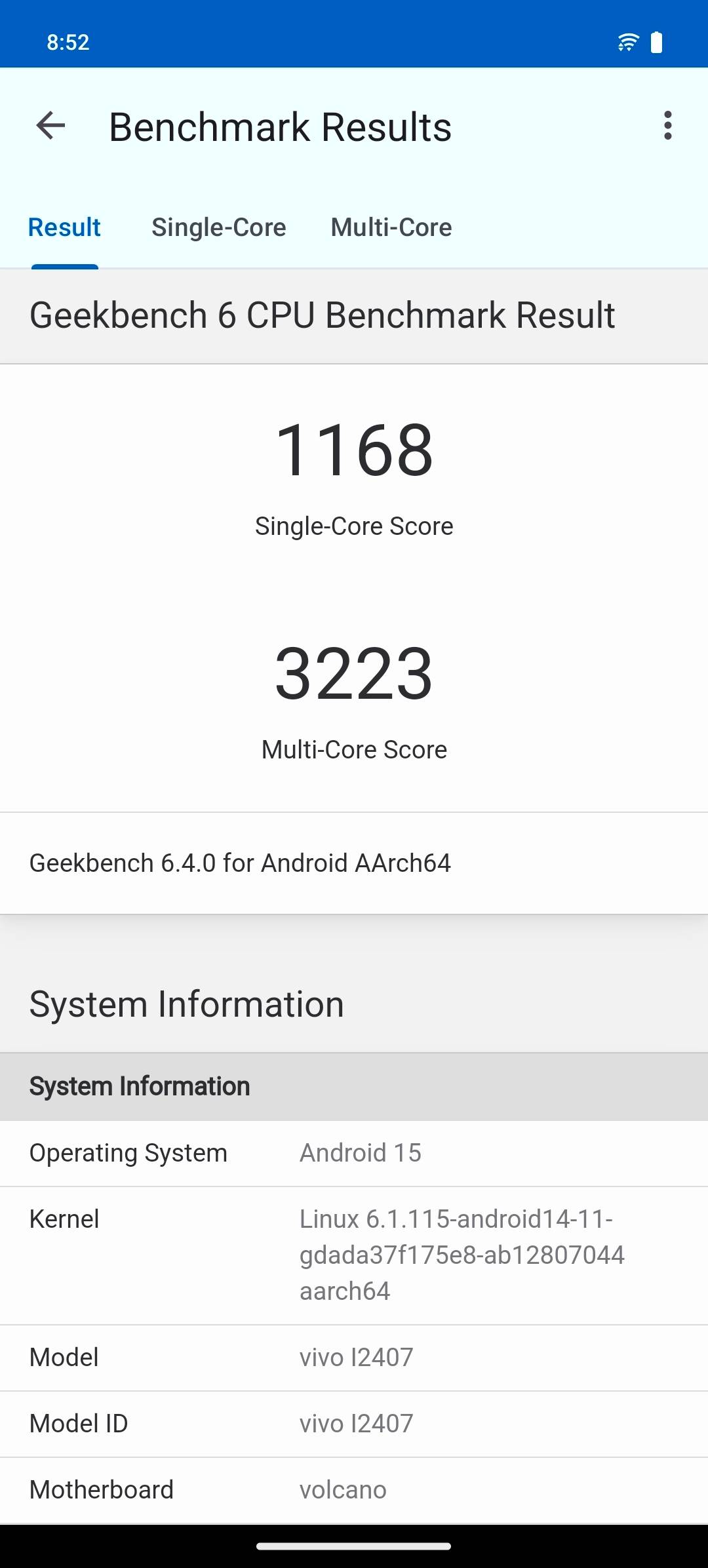 Benchmarks
