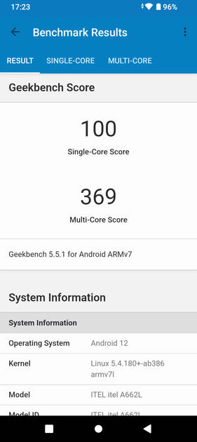 Geekbench5 Benchmark