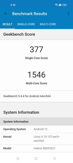 Geekbench5 Benchmark