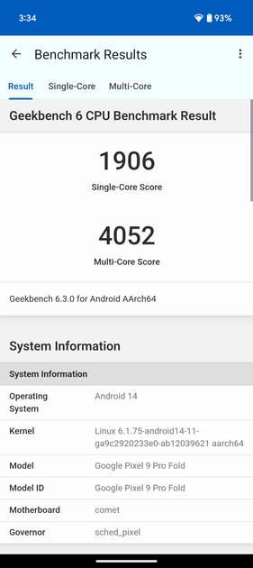 Geekbench6 Benchmark