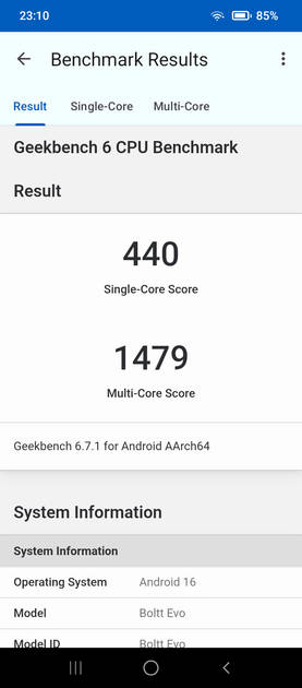Geekbench6 Benchmark