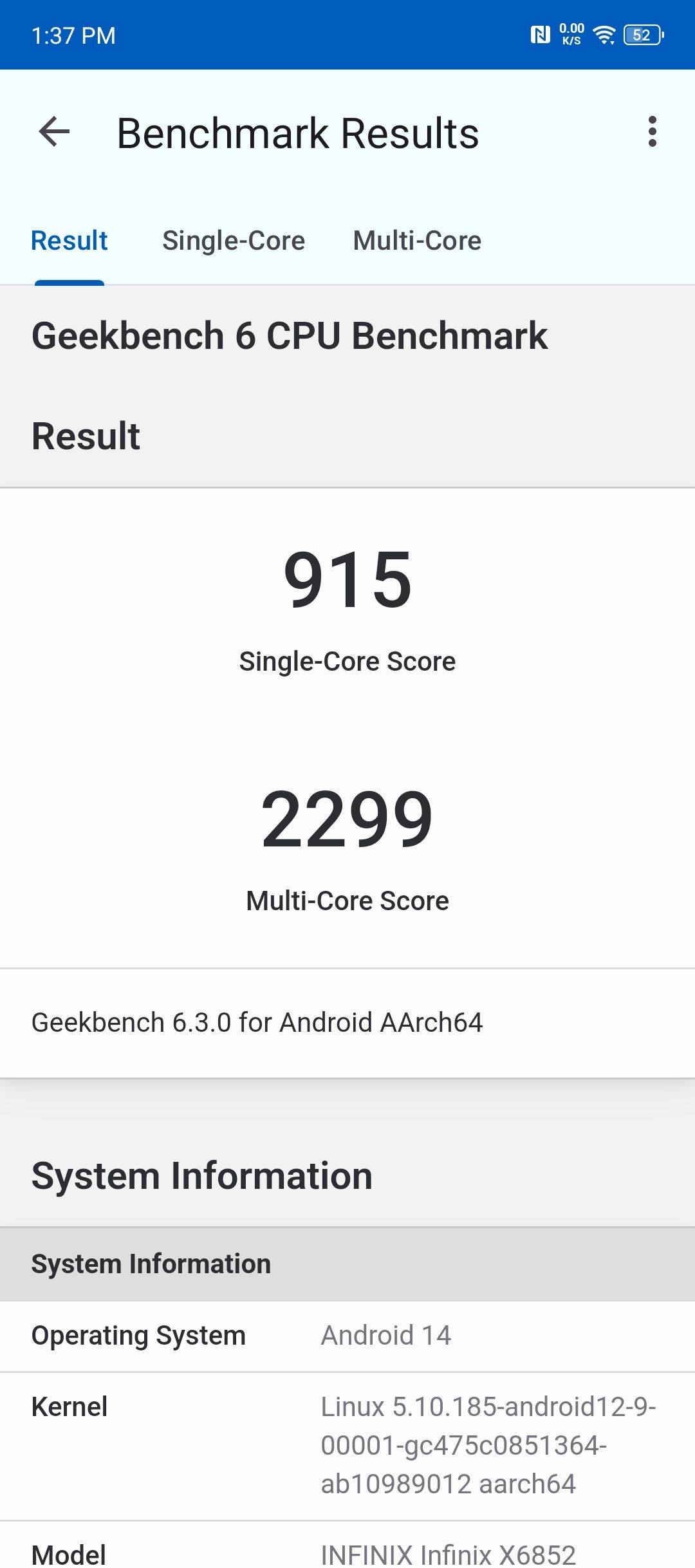 Benchmarks