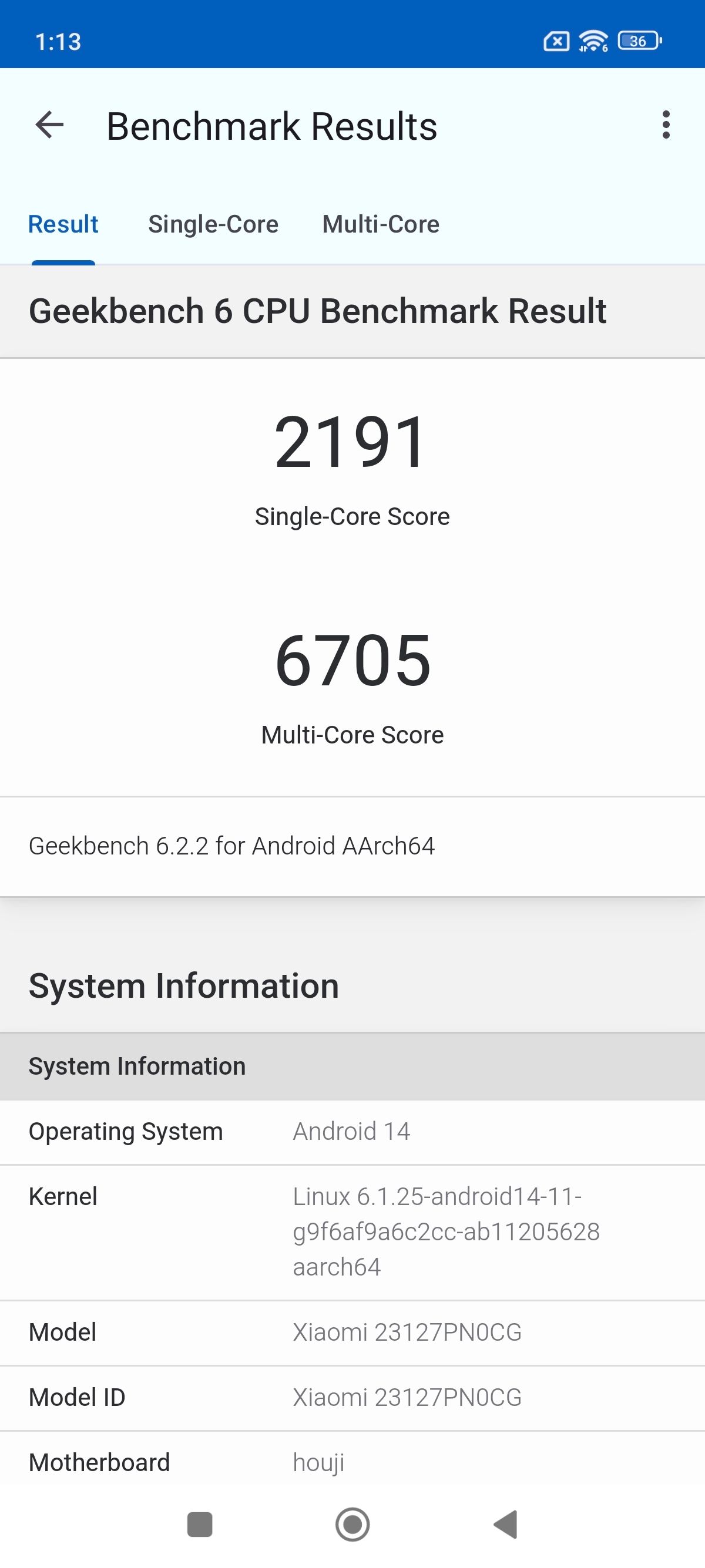 Benchmarks