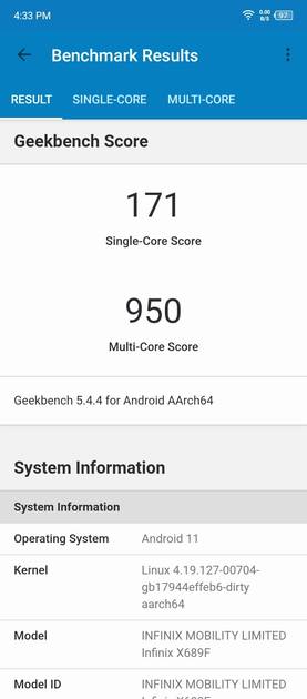 Geekbench5 Benchmark