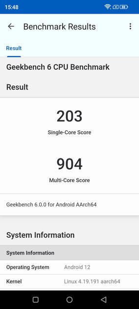 Geekbench6 Benchmark
