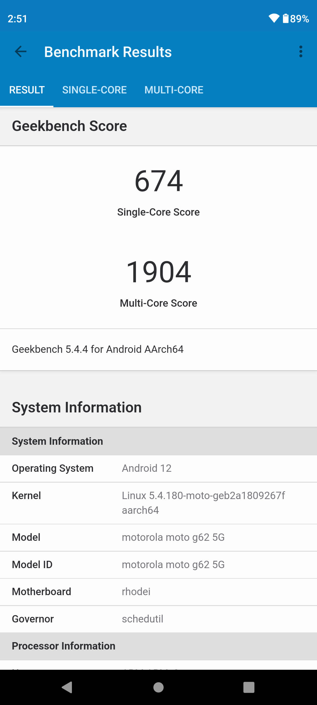 Benchmarks
