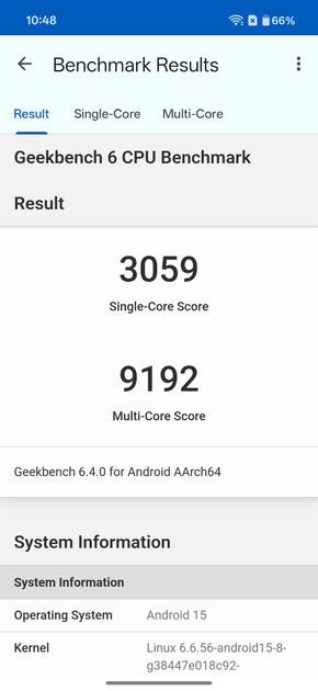 Geekbench6 Benchmark