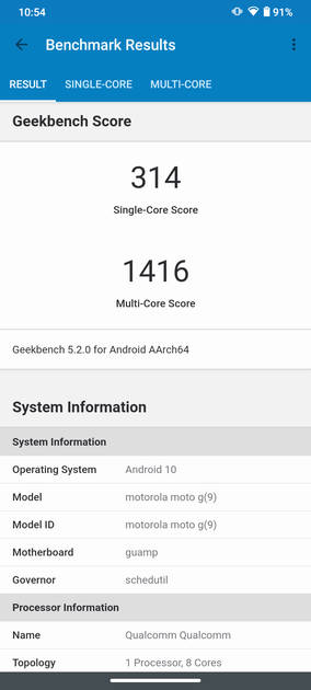 Geekbench5 Benchmark