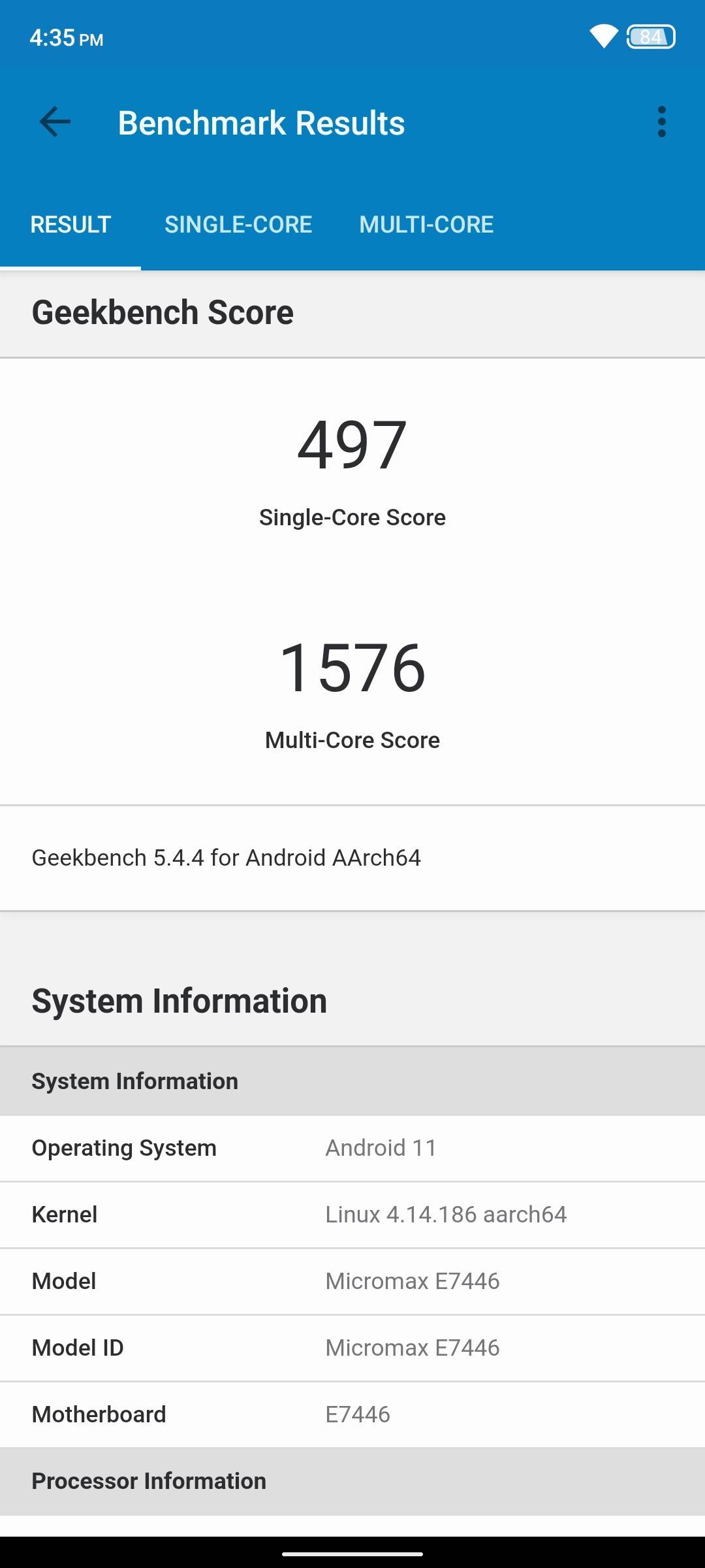 Benchmarks