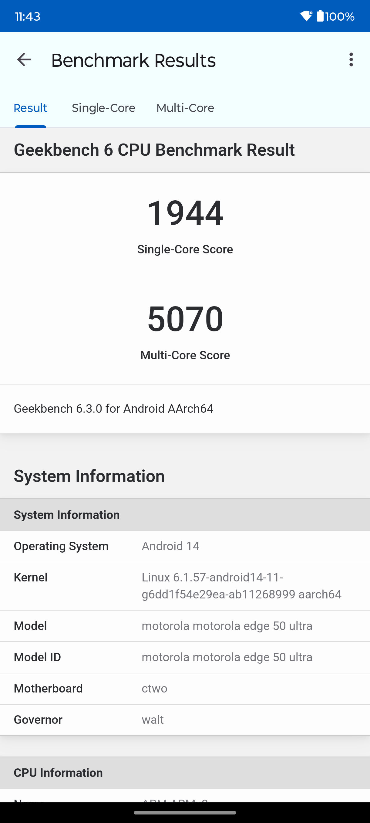 Benchmarks