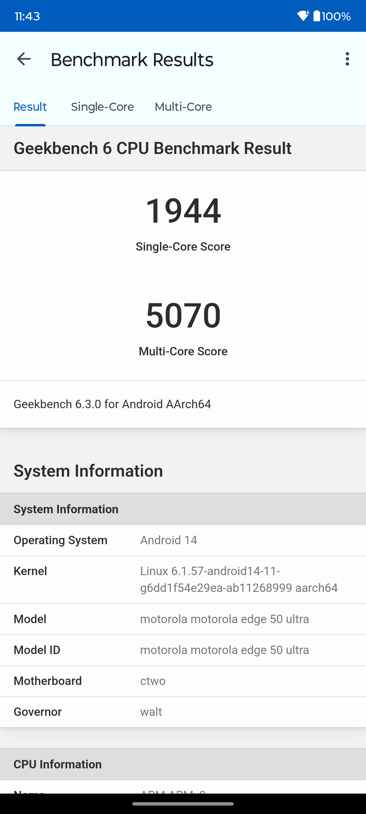 Benchmarks