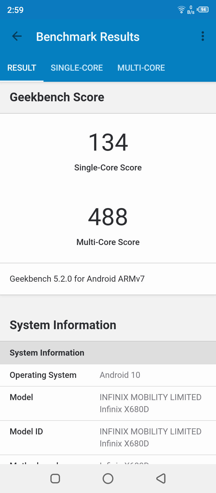 Geekbench5 Benchmark