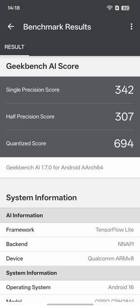 GeekBench AI