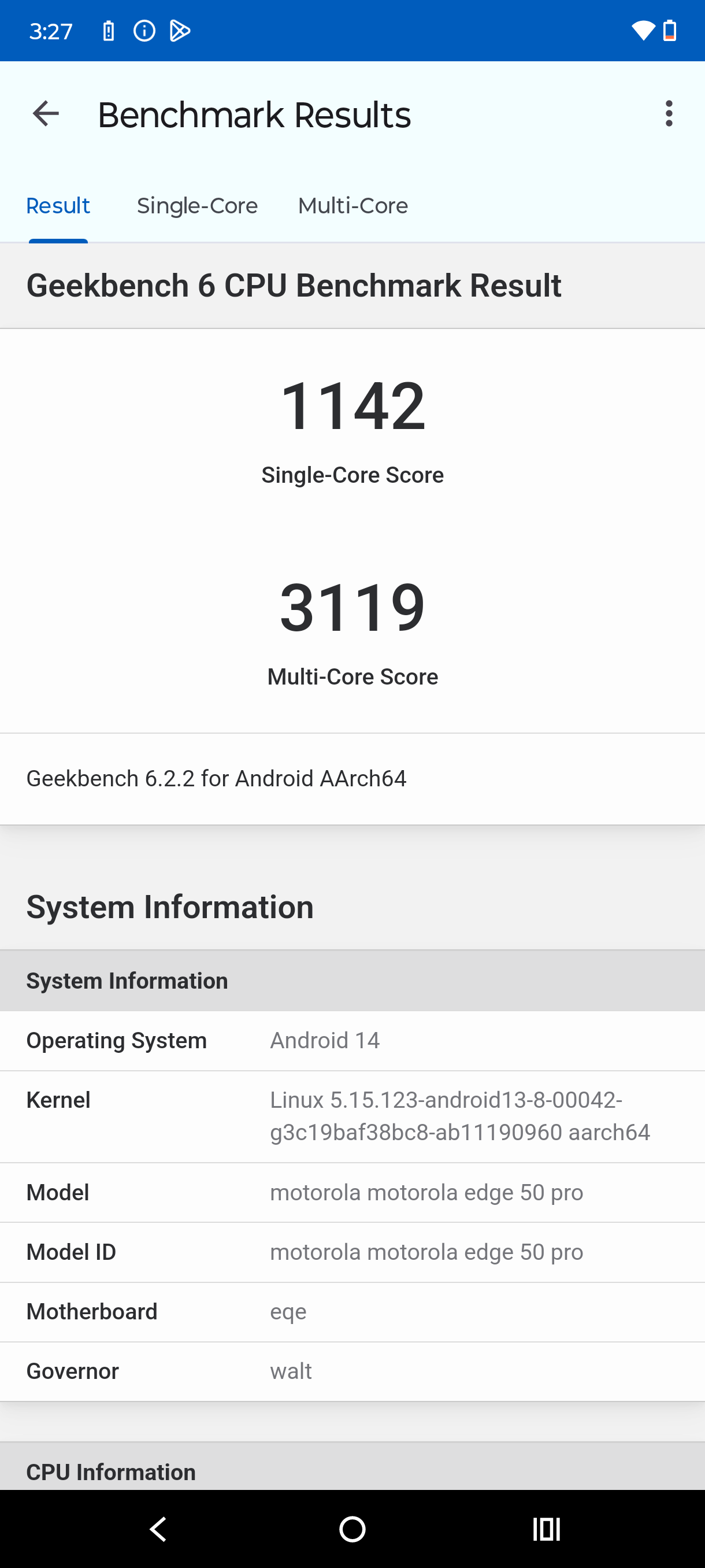Benchmarks