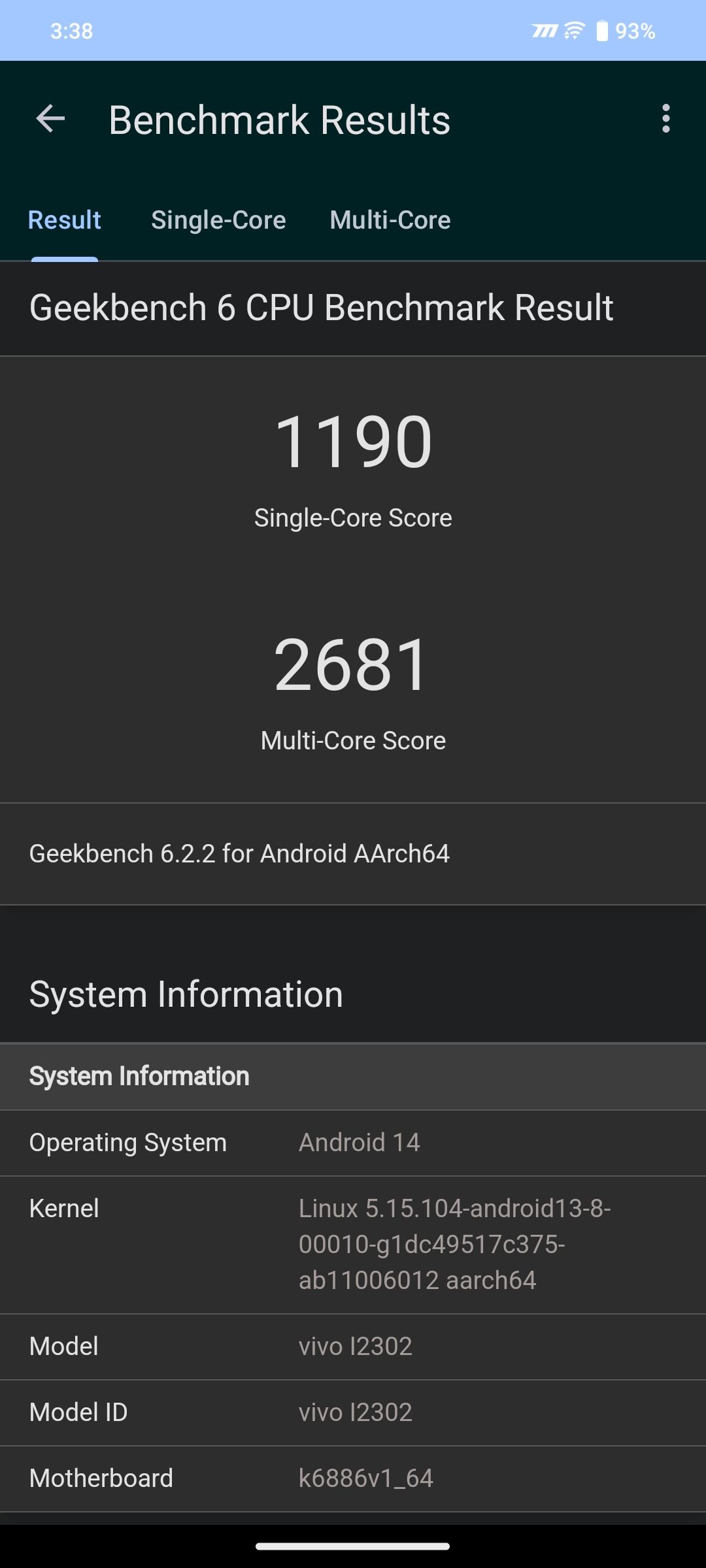 Benchmarks