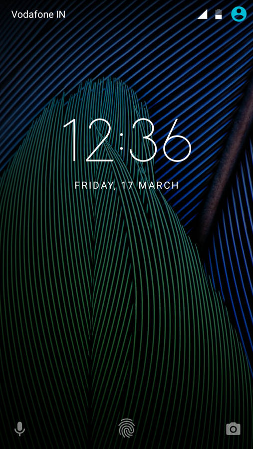 Moto G5 Plus Lock Screen