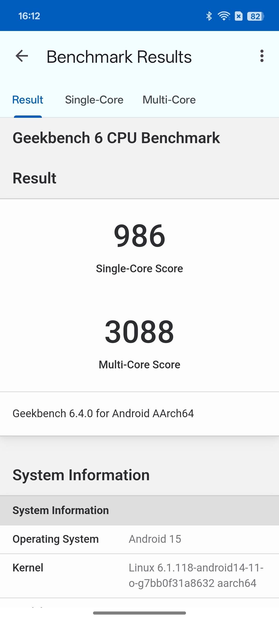 Benchmarks