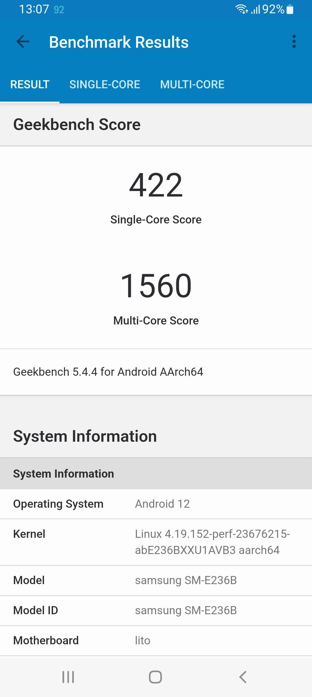 Benchmarks