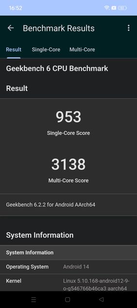 Geekbench6 Benchmark