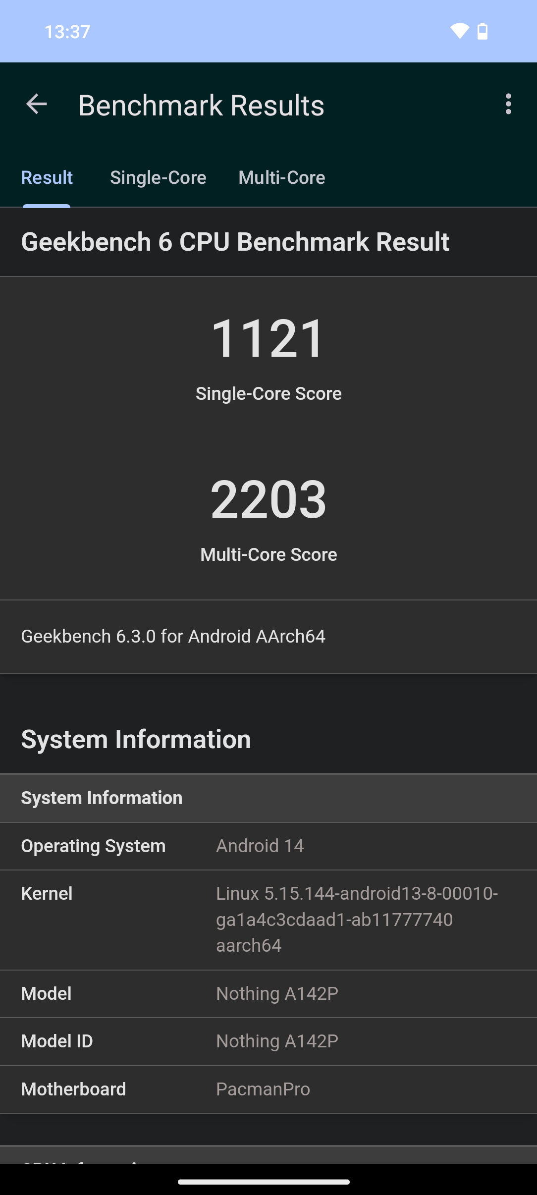 Benchmarks